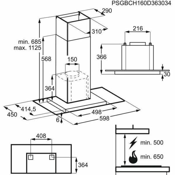 Аспиратор AEG DTB5660HM - Image 4