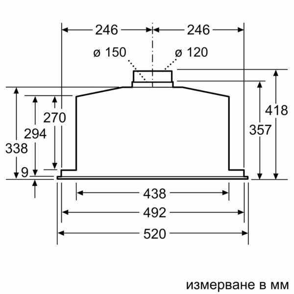 Аспиратор Bosch DHL575C