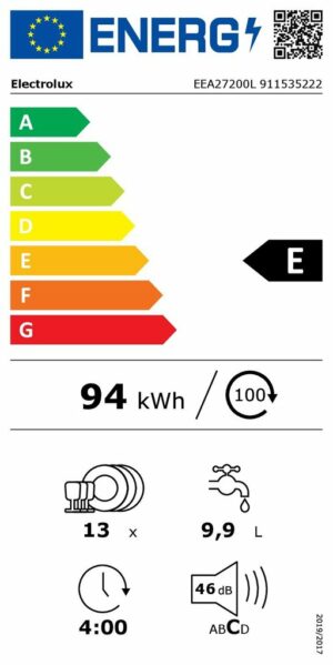 Съдомиялна Electrolux EEA27200L