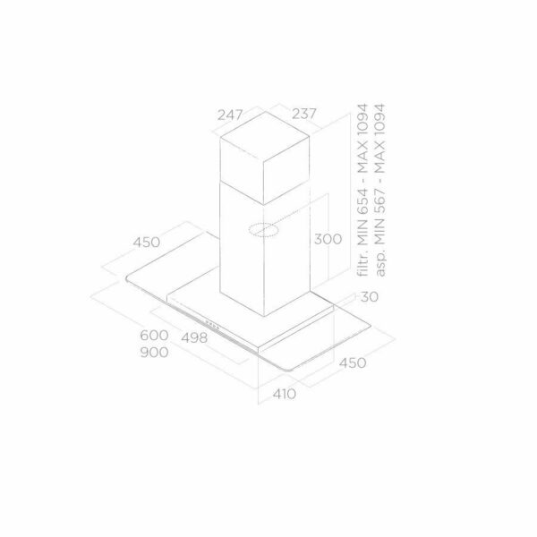 Аспиратор Elica Flat Glass