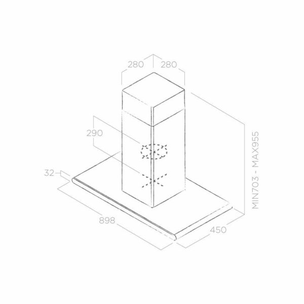 Аспиратор островен Elica Galaxy Island - Image 2