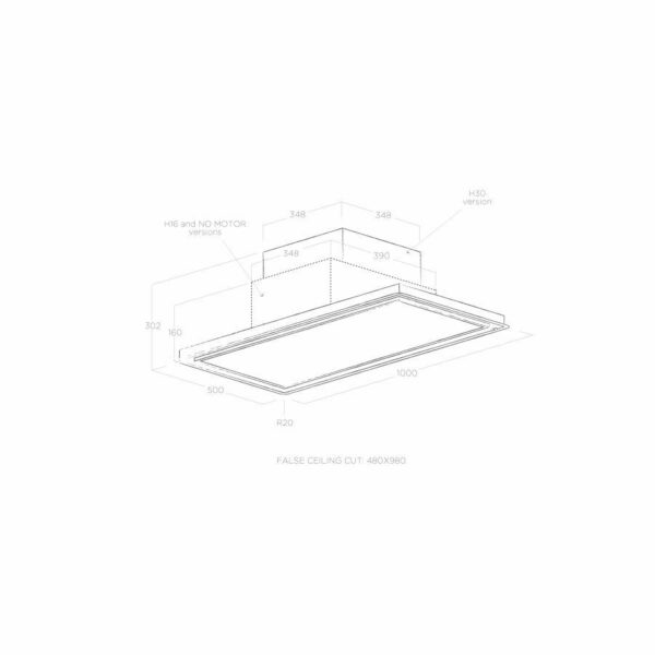 Аспиратор островен Elica Skydome H16 - Image 4