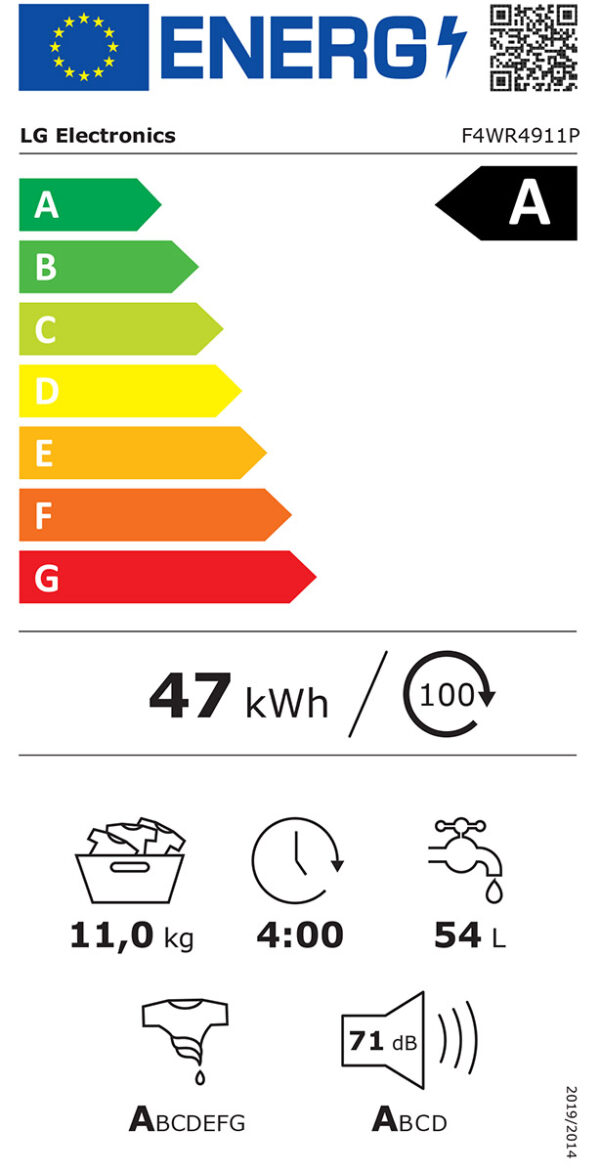 Пералня LG F4WR4911P - Image 5