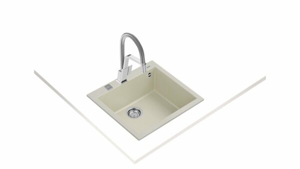 Мивка за вграждане Teka FORSQUARE 50.40 TG крем бежова - Image 2
