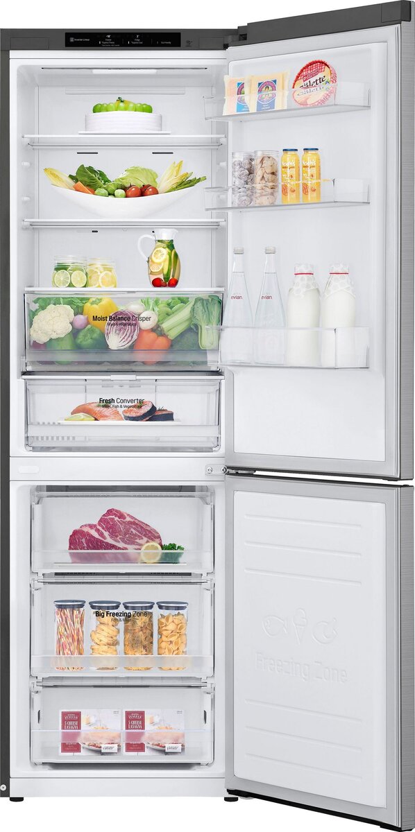 Хладилник с фризер LG GBB61PZGFN