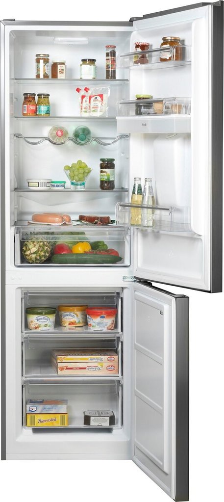 Хладилник с фризер HANSEATIC HKGK18560DWDI