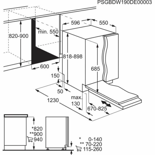 Съдомиялна Electrolux EEC87400W - Image 8