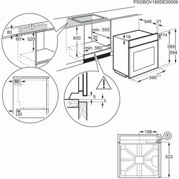 Фурна за вграждане Electrolux KOD3C70X