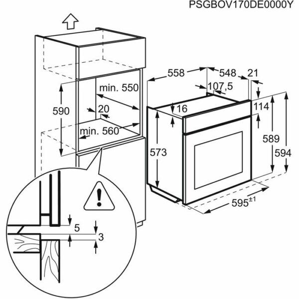 Фурна за вграждане Electrolux EOD6P77Z