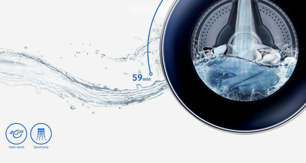 Пералня със сушилня SAMSUNG WD90J6400AW/EG - Image 3