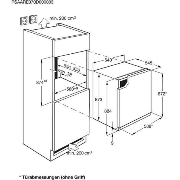 Хладилник за вграждане AEG SKB588F1AE - Image 4