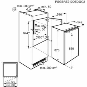 Хладилник AEG SKE788EAAS