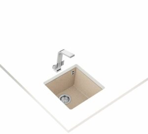 Мивка за вграждане Teka SQUARE 40.40 TG пясъчно бежова