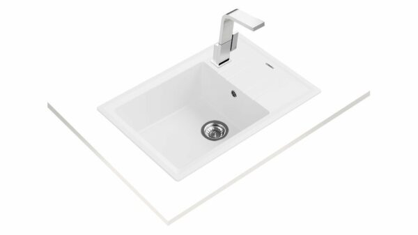 Мивка за вграждане Teka STONE 60 S-TG бяла - Image 2