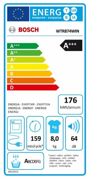 Сушилня Bosch WTR874WIN