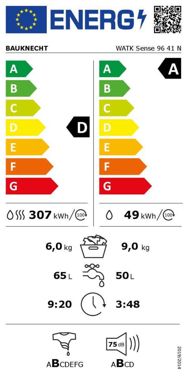 Пералня със сушилня Bauknecht WATK Sense 96 41 N