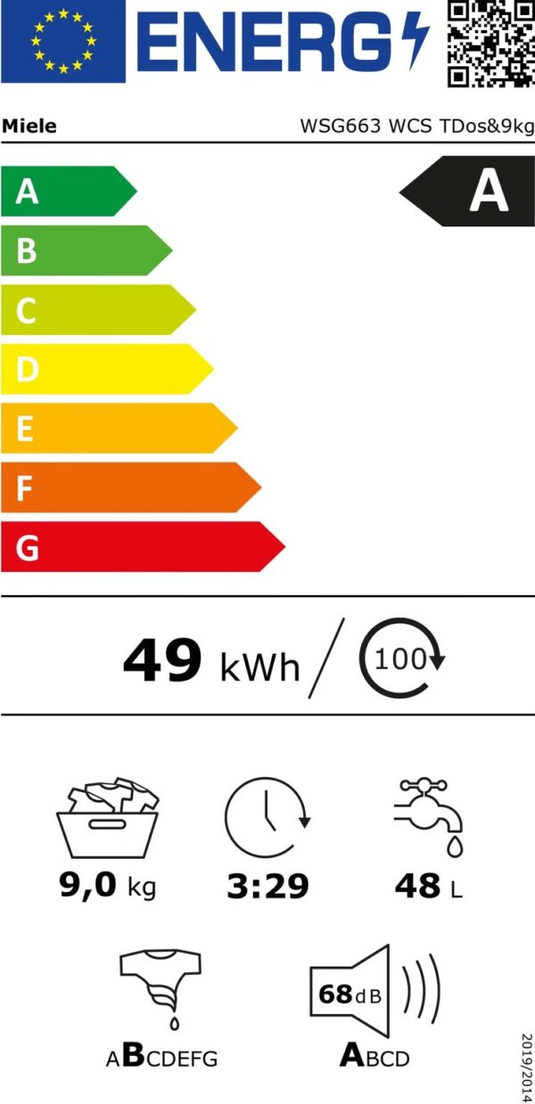 Пералня Miele WSG 663 WCS