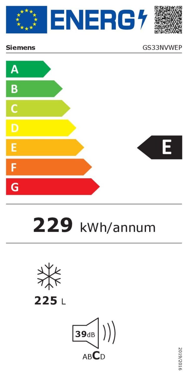 Фризер Siemens GS33NVWEP