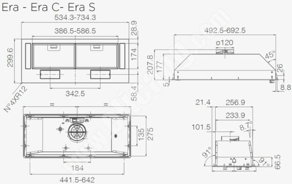 Аспиратор Elica Era C BL 52 - Image 3