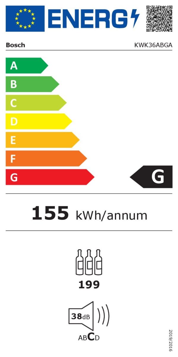Охладител за вино Bosch KWK36ABGA - Image 6