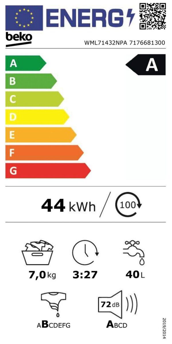 Пералня Beko WML71432NPA - Image 3