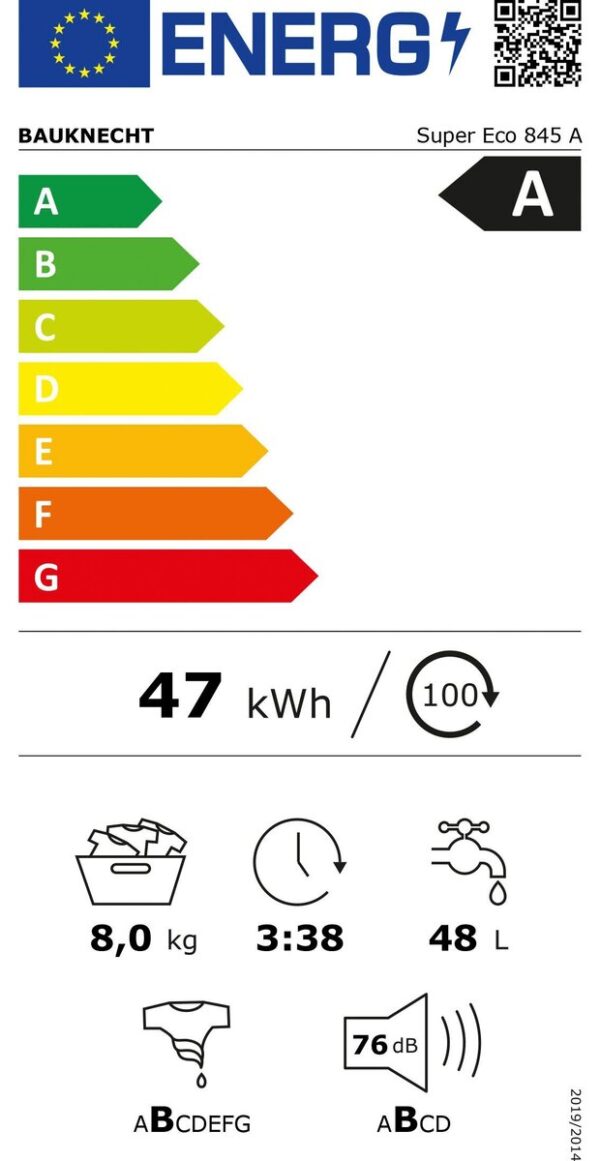 Пералня Bauknecht Super Eco 845 A - Image 3