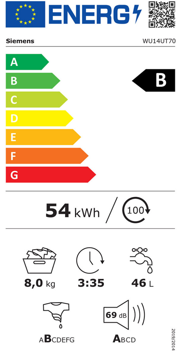 Пералня Siemens WU14UT70 височина 82 см - Image 5