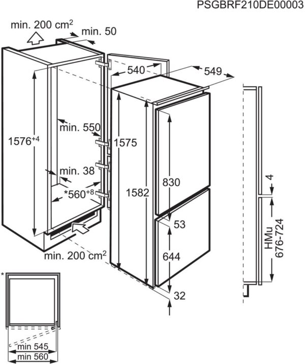 Комбиниран хладилник AEG OS5S161ES - Image 6