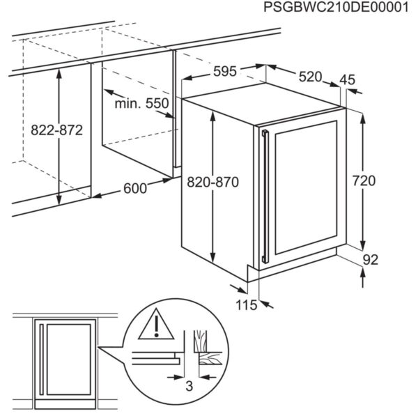 Охладител за вино AEG AWUS052B5B - Image 7