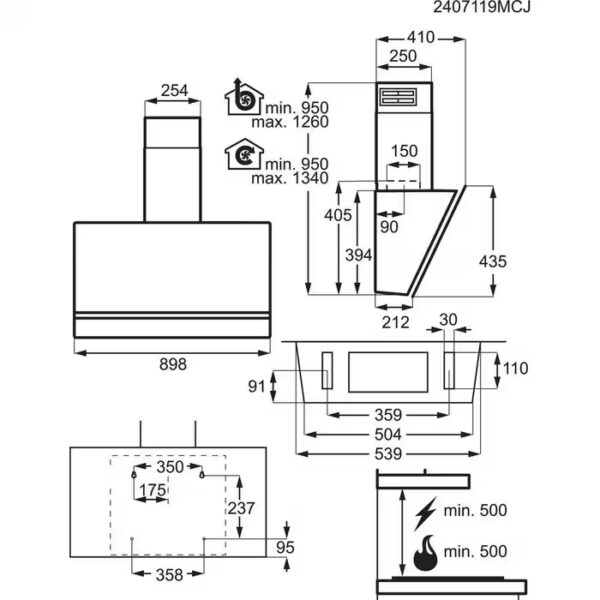 Аспиратор AEG NDV8791CT - Image 6