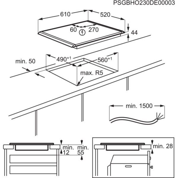 Индукционен плот AEG NIG64B30AB - Image 7