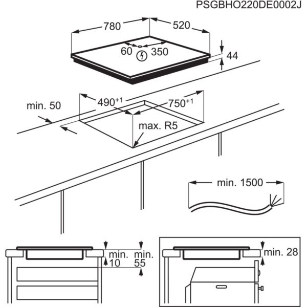 Индукционен плот AEG NIR86T08FB TotalFlex - Image 6