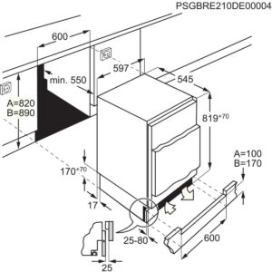 Фризер AEG OAB7N82EF