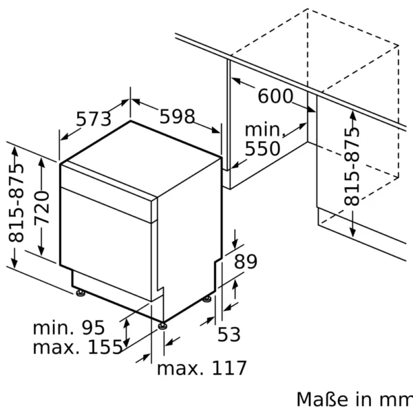 Съдомиялна Bosch SMU4EVS10E - Image 5