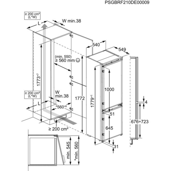 Хладилник с фризер Electrolux ENT6MD18S3 - Image 8